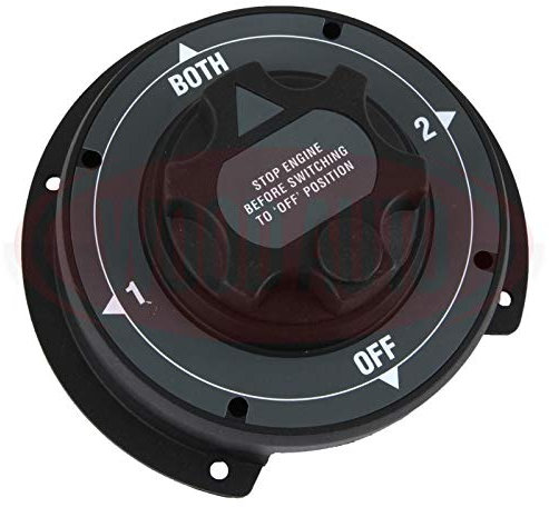 Heavy Duty 12V 4 Pos Dual Battery Isolator And Change Over Switch Marine Boat BIS1016 WOOD AUTO
