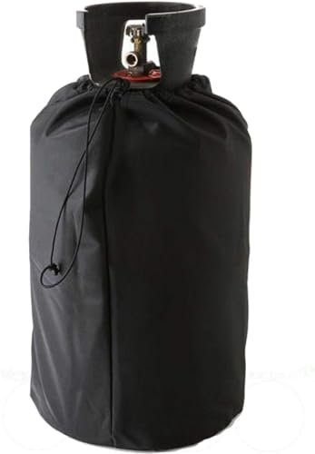 YFZCLYZAXET Propantank - Cubierta para bombona de Gas de 20 LB con Cordones, Impermeable, Resistente al Viento y a los Rayos UV Oxford, Tapa para bombona de Gas de 20 LB