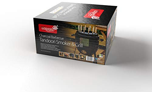 Holland Plastics Original Brand Bar-Be-Quick Tandoori Barbecue fumigène multifonction Peut être utilisé comme barbecue, four tandoori, fumoir ou foyer