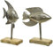 Aufsteller Tischaufsteller Dekoration Fisch Maritim Aluminium silber Höhe 31 cm - Stückpreis