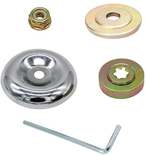 Maosuhanyl 5 Pcs Replacement Metal Gearbox Blade Nut Fixing Kit Metal Gearbox Blade Nut Fixing Kit Accessories for Strimmer Brushcutter