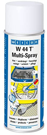 WEICON W 44 T Multi-Spray 200 ml | Multifunktionsöl | 1 Spray, 5 Funktionen | Kriechöl, Rostlöser, Korrosionsschutz, Schmiermittel, Pflegespray, Farblos