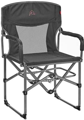 Robens Unisex – Erwachsene Klappstuhl-152155 Klappstuhl, Schwarz, Einheitsgröße