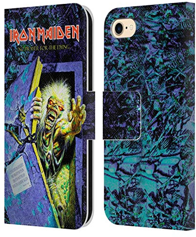 Head Case Designs Offizielle Iron Maiden No Prayer Plattencover Leder-Wallet-Hülle Kompatibel mit Apple iPhone 7/8 / SE 2020 & 2022