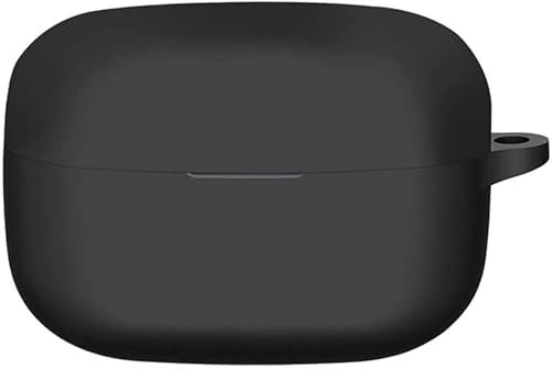 Silikonhülle kompatibel mit Sony LinkBuds S, Stoßfeste Schutzhülle 3D Hülle Kopfhörer - Silikon Case Cover Schwarz