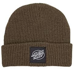 Santa Cruz : Oval Dot Mono Beanie, grün, onesize