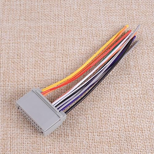 SOLKIN Stereo-Radio-Adapterkabel, Kabelbaum, passend for Jeep Wrangler Commander Liberty Compass for Dodge Challenger Journey Durango Avenger