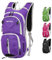 ONTYZZ Fahrradrucksack 12L Unisex Nylon Wasserabweisend Fahrrad Schulter Rucksack Reiserucksack Sportrucksack Tagesrucksack Trekkingrucksack Lila