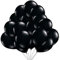 45 Luftballons Schwarz Ballons 36 cm Partyballon Deko 3,2g. Dekoration für Schwarze Party