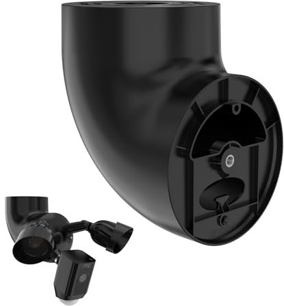 Ring Eave Mount for Floodlight Camera - Compatible with Plus, Pro, Blink Wired, Wyze V2/Pro (Black, 1 Pack)