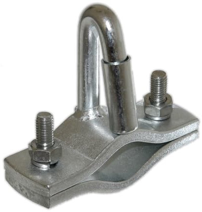 1 Holland-Öse Halter mit Feder für Abreissseil Anhänger Halter für Notbremsseil Neu Old-Harvest