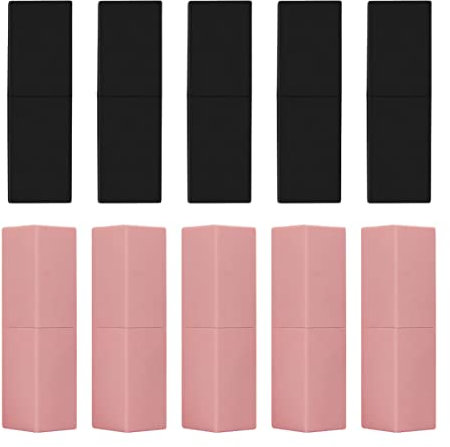 BELLIFFY Lippenstift-tube-sets 10 Stück Leere Lippenstiftbehälter Tragbare Nachfüllbare Lipgloss-flaschen Aus Kunststoff