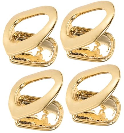 ERINGOGO 4 Stück Zahnprothesenzubehör Grill Für Zähne Grill Zähne Fake Grills Zahnschmuck Grillzubehör Grills Für Ihre Zähne Zahnschmuck Einzelzahngrill Zahngrill Kupfer Golden