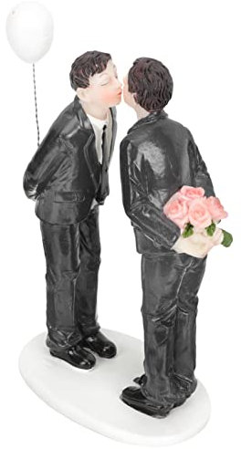 MOLUCKFU Hochzeitstorte Puppe Als Tortendekoration Romantische Liebesfiguren Für Hochzeitsfeier Wiederverwendbares Cupcake-topper Aus Harz