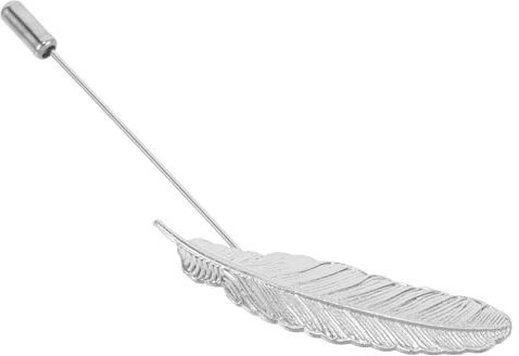 WESIEVYA Broche Zinc pour Homme Épingle Polyvalente Accessoire de Costume pour Toutes Occasions