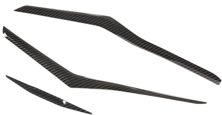 BGFFDSZ Compatible avec BMW Série 3 G20 G28 ABS Texture Fibre de Carbone/Noir Console Centrale Tasse d'eau Bandes Décoratives Latérales Garniture Accessoires Auto(Carbon Fiber)