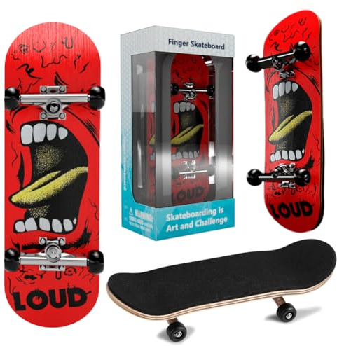 Mini Skateboard, Planches à Doigts Stylées, Skateboard pour fête, Petit Cadeau pour Adolescents I Skatez avec Les Mains Ou Exposez