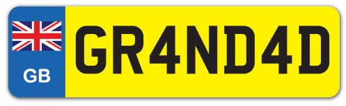 Personalised Decorative Number Letter Sign, Custom Any Text Acrylic Name Plaque, Father’s Day Gift for Dad, Grandad, Display Plate Present for Home or Office.
