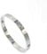 SEFILKO Luxuriöses Liebesarmband aus Vergoldetem Edelstahl im Einfachen Stil für Damen Herren (Silver size 16)