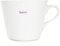Keith Brymer Jones - Word Range - Standard Ceramic White Mug - Love (Lilac) - 350ml - Gift Boxed