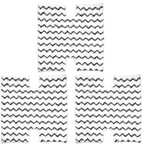 Extolife 3 Pack Steam Mop Replacement Pads for Shark Lift-Away Pro & Genius Steam Pocket Mop System S3973 S3973D S3973WM S5001 S5002Q S5003A S5003D S5004 S5004W S6001W S6002 S6002C S6003D S6003W