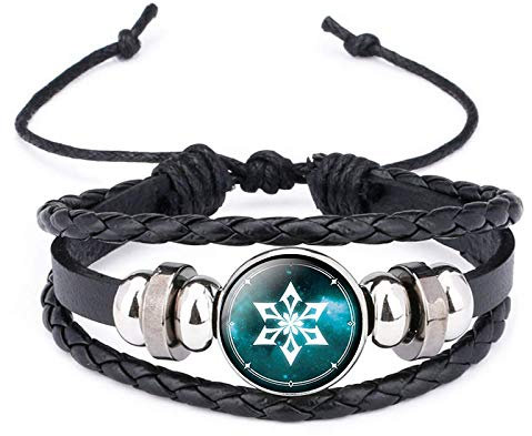 Genshin Impact Armband,Unisex Animation Peripherie Spielelement Abzeichen Druck Armband Erwachsenen Spiel Fan Cosplay Armband Geschenk