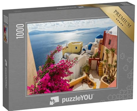 puzzleYOU: Puzzle 1000 Teile „Santorini, Griechenland“ – aus der Puzzle-Kollektion Mittelmeer