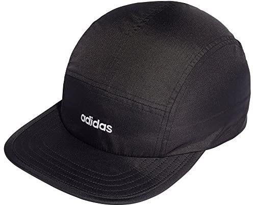 adidas Unisex 5 Panel Cap Mütze, schwarz/weiß, Einheitsgröße