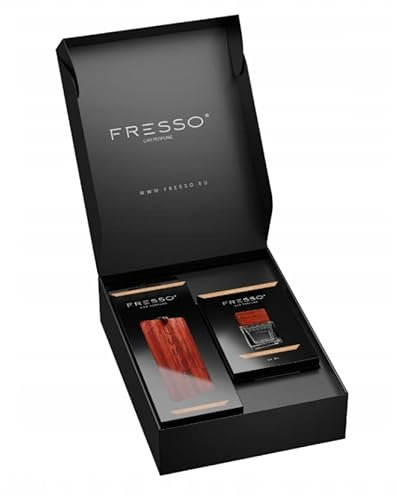 Fresso luxuriöser Autoduft | Geschenkbox | Set Parfum 50ml + Anhänger | Geschenkidee… (Paradise Spark, Geschenkbox)