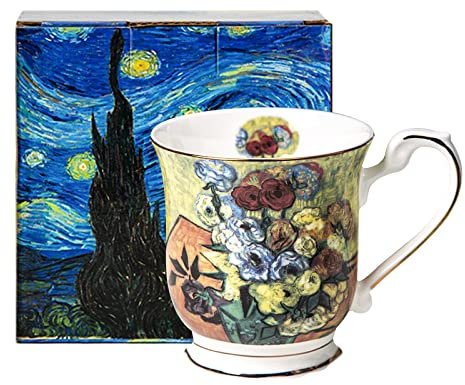 DECRZPB Handmade Ceramic Coffee Mug Rose Flower Tea Cup Pottery Coffee Cup Oat Milk Mug Wedding Gift for Office and Home