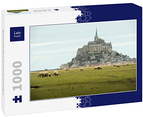 Lais Puzzle Blick auf den Mont Saint-Michel, Frankreich 1000 Teile