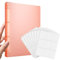 Sammelkarten Album 900 Pockets,Sammelkarten Hüllen Sammelkartenzubehör,50-Seiten Doppelseitig 9-Pocket,Transparent Karten Folien Sammelalbum Spiel Photocard Binder(Rot)