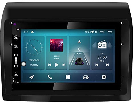 DDKUS Android 13 Autoradio für FIAT Ducato Peugeot Boxer Citroen Jumper, 7 Auto GPS Navigation Radio Stereo Radio, Octa Core 4GB RAM 64GB ROM Unterstützung Car Auto Play/TPMS/OBD/4G WiFi/DAB