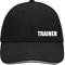Huuraa Cappy Mütze Trainer Training Geschenk Black/Light Grey Trainer Präsent