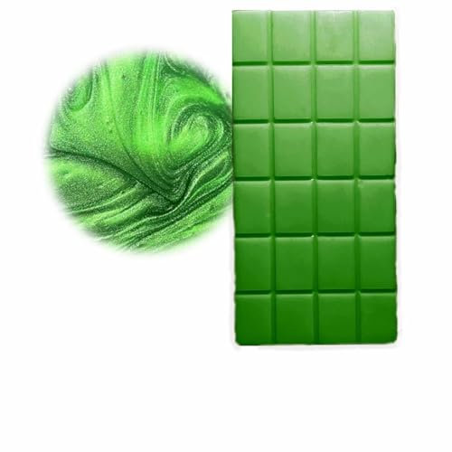 WonderWax Standard-Schokoladentafel L Grüner Apfel Wachsmelt Duftwachs Raumduft für Duftlampen Soja Wachs Melts Duftmelt Aroma Wellnes Kerzen Wärmer Wax Tarts