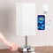 Aooshine Bedside Lamp, Touch Control Table Lamp with USB A+C Charging Ports, Touch Lamps Bedside with 3 Way Dimmable, Table Lamps for Bedroom Living Room with White Fabric Shade (LED Bulb Included)