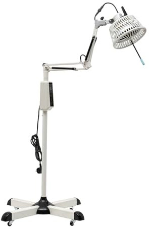 GMSLuu infrarotlampe 300W Wärmelampe mit Ständer Stehlampe InfrarotLicht Touchscreen-Steuerung Infrarotstrahler Einstellbare Temperatur Rotlicht Strahler für Leichtigkeit Muskelschmerzen