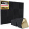 Jancane 12 pack Self-Adhesive Acoustic Foam Panels, 1 X 12 X 12 Sound Proofing Panels, Acoustic Wall Panels for Home Recording Studio Acoustical Treatments