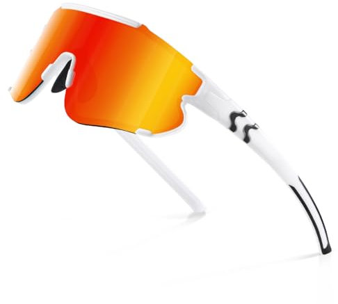 suoso Fahrradbrille-Herren-Damen-Sportbrille-Schnelle Brille-Rave Brille-Polarisierte-Sonnenbrille-Rennrad Brille-UV400 Schutz-Sunglasses-Men-Women-Ski Brille-Mtb Brille-für Fahrrad-Skifahren,7