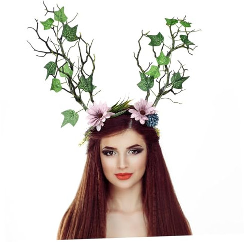 SOIMISS haarband dekoration Ast Stirnband Baumzweig-Stirnband- party kopfschmuck festival kopfbedeckung Kopftuch Stirnbänder Cosplay Baumzweig Stirnband simuliertes Blumenstirnband