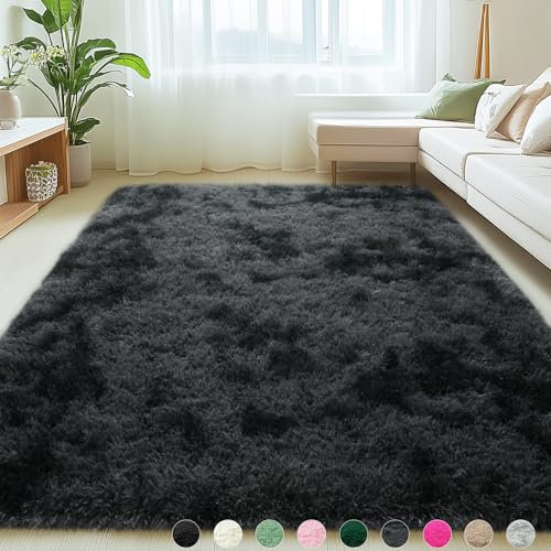 Mugorn Teppiche für Wohnzimmer, groß, flauschig, für Schlafzimmer, 15,2 x 22,9 cm