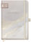 Häfft® Wochen-Notiz-Kalender 2025/2026 A5 - Buchkalender für 18 Monate: Jul 25 - Dez 26 Beige Marble - Hardcover mit Folienprägung- nachhaltig & klimafreundlich