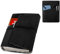 Leinwand buchumschlag,Einstellbare Buchabdeckung für Hardcover, weiche Buchumschläge, Waschbare Buch Protector Buch Cover für Taschenbuch Romane,Geschenke für Buchliebhaber (Schwarz, 8.5X4.25 Zoll)