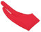 BAZEITFLOW 2Pcs Two Finger Sketch Gloves Curved Drawing Glove for Artists S Red Sweat Breathable Design for Tablet Drawing and Painting