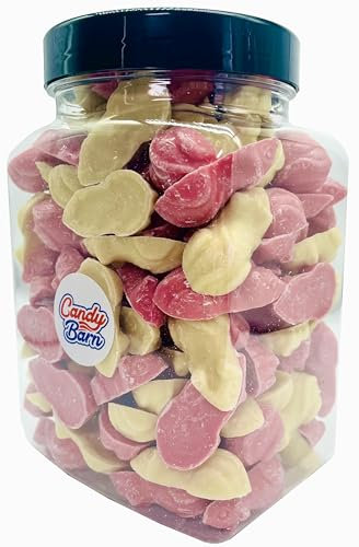 Pink and White Mice Chocolate Sweets 1.5kg MEGA Jar Retro Candy Gift