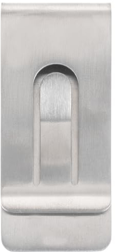 WRITWAA Titan Geldklammer aus Robustem Titan für Bargeld und Kreditkarten Schlanker Metall Money Clip mit Hoher Festigkeit Vielseitiger Geldscheinklammer für Schecks Tickets und Kleine