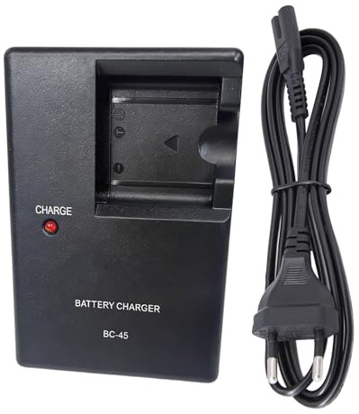 BC-45 BC-50 NP-45 NP-50 Chargeur de Batterie Compatible avec Fujifilm FinePix F200EXR F75EXR F70EXR F100fd F60fd F50fd XF1 XP100 XP150 XP170 X20 F605EXR F660EXR F775EXR F900EXR Appareil Photo