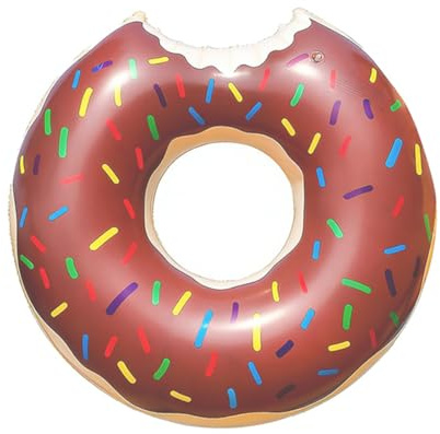 HAPZUR Schwimmring Kinder 1 Stück, Donut Schwimmreifen Aufblasbar 3-12 Jahre, Sicher & Stabil Wasserspielzeug für Pool & Strand