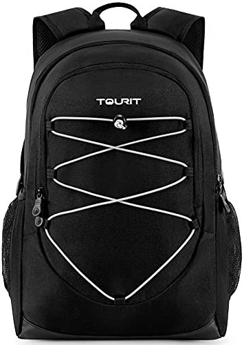 TOURIT kühlrucksack 25L Wasserdichter kühlrucksack Ultraleichter Rucksack für Picknick, Camping, Wandern, BBQ Schwarz