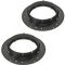 tomzz Audio 2857-068 Lautsprecherringe Adapter Halterungen kompatibel mit VW Golf T5 T6 Tiguan Touran für 165mm DIN Lautsprecher